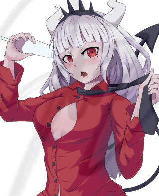 FANART of Lucifer from Helltaker